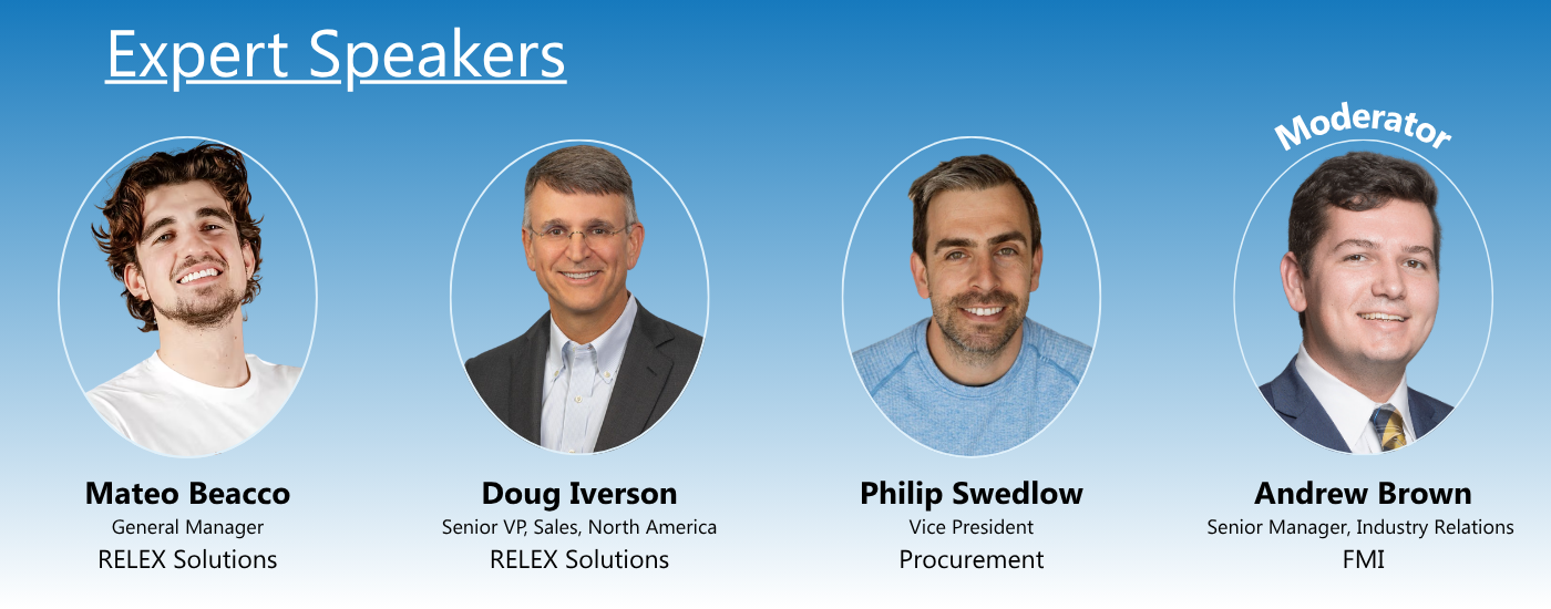 Fresh Finally Under Control - Relex Webinar Speakers