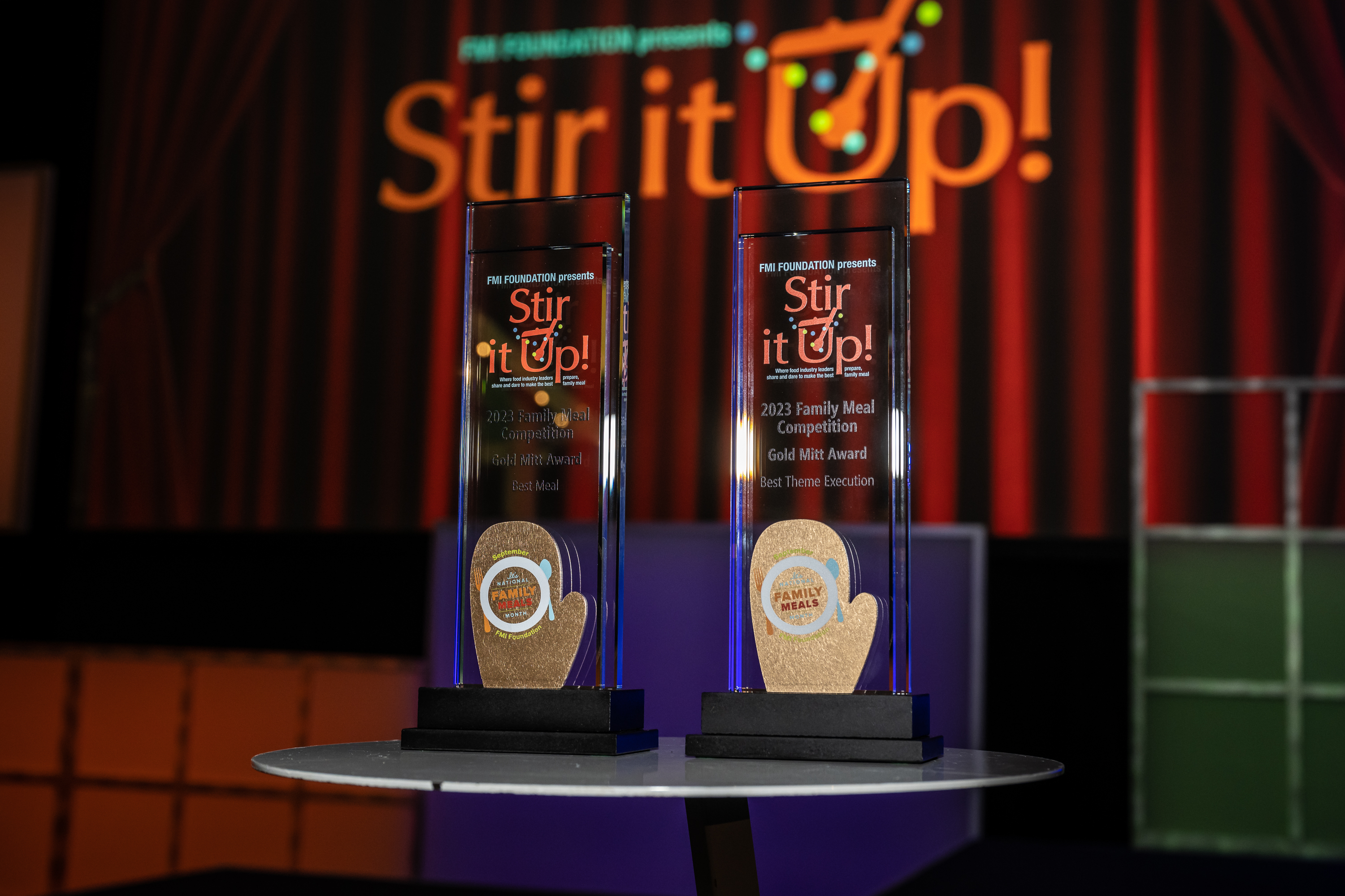 Stir It Up Awards trophies