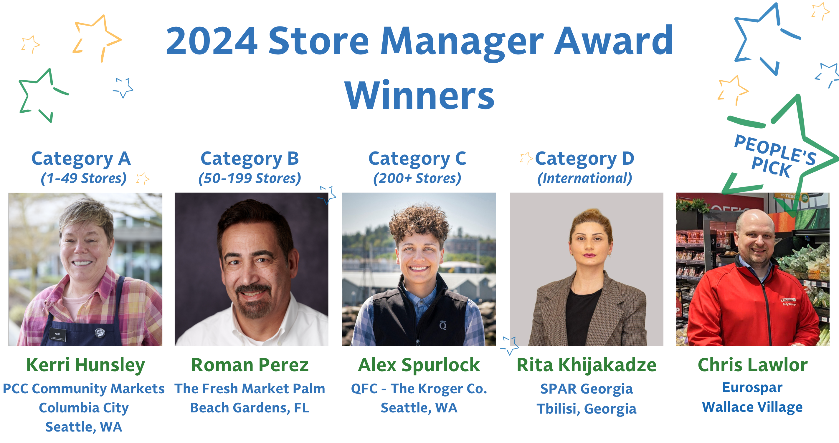 2024 Store Manager Award Winners